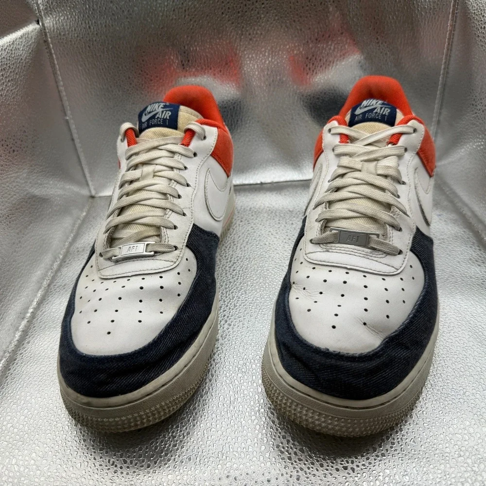 Size 11 Nike Air Force 1 '07 LX 'USA Denim' Red White Blue Mens Shoes DJ5174-100